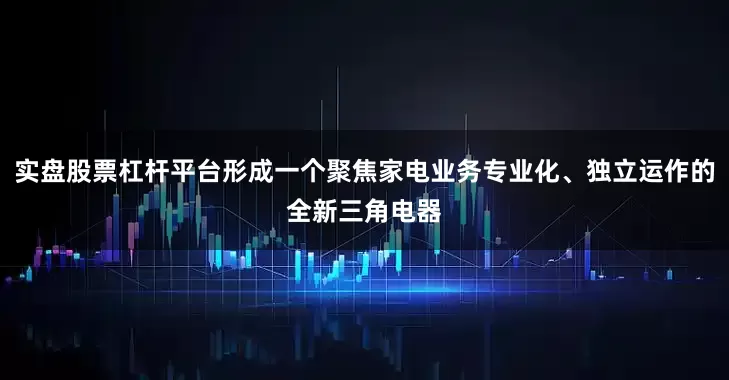 实盘股票杠杆平台形成一个聚焦家电业务专业化、独立运作的全新三角电器