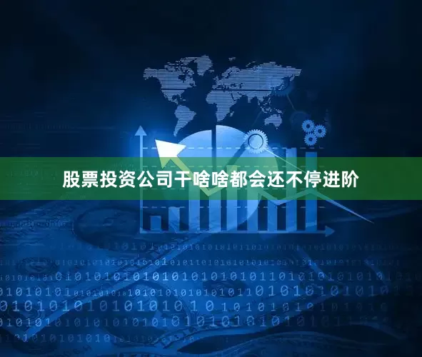 股票投资公司干啥啥都会还不停进阶
